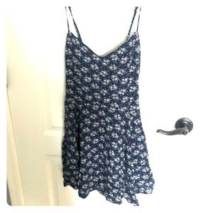 Blue flower sun dress